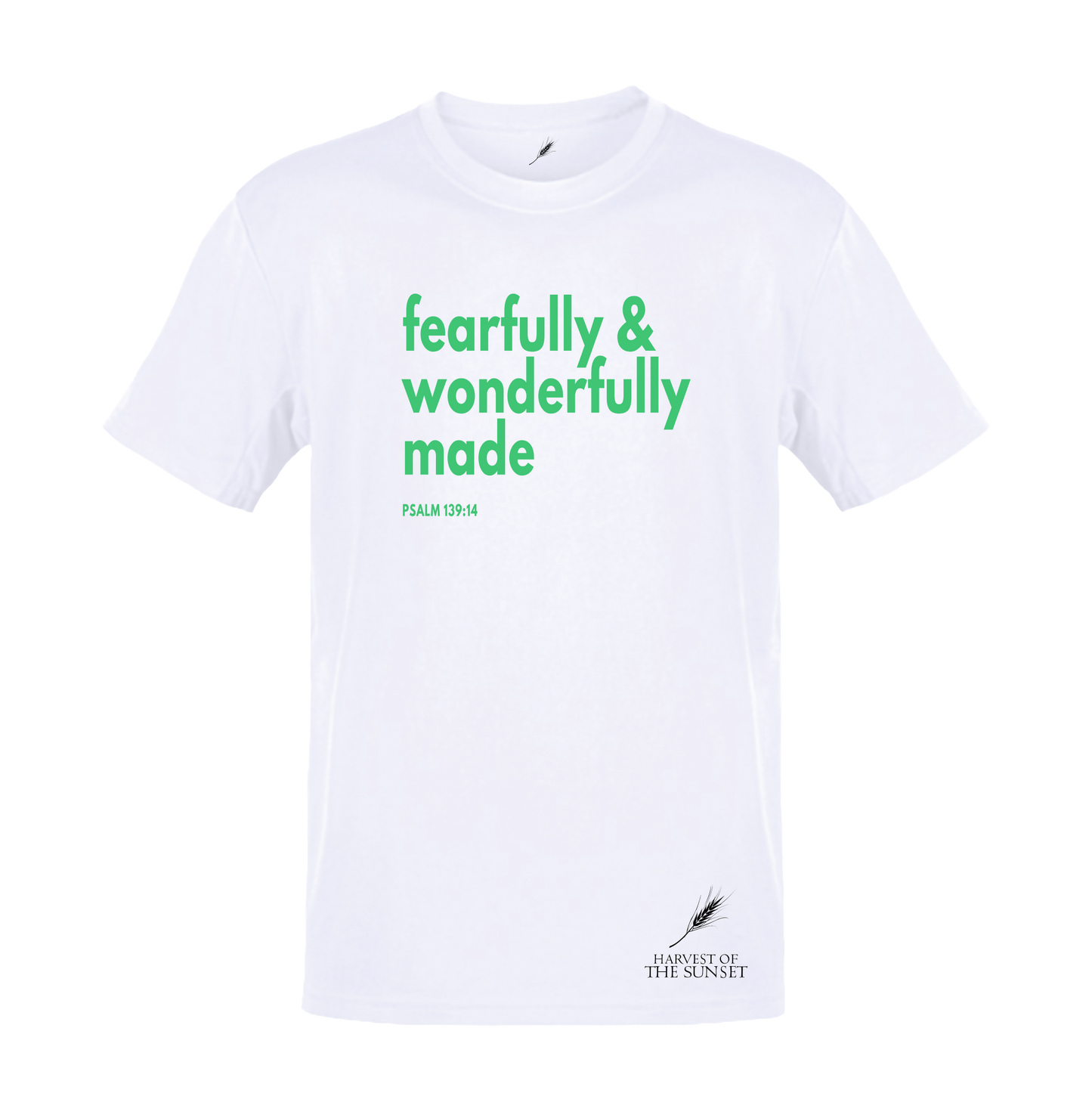 FEARFULLY & WONDERFULLY MADE UNISEX WHITE TEE