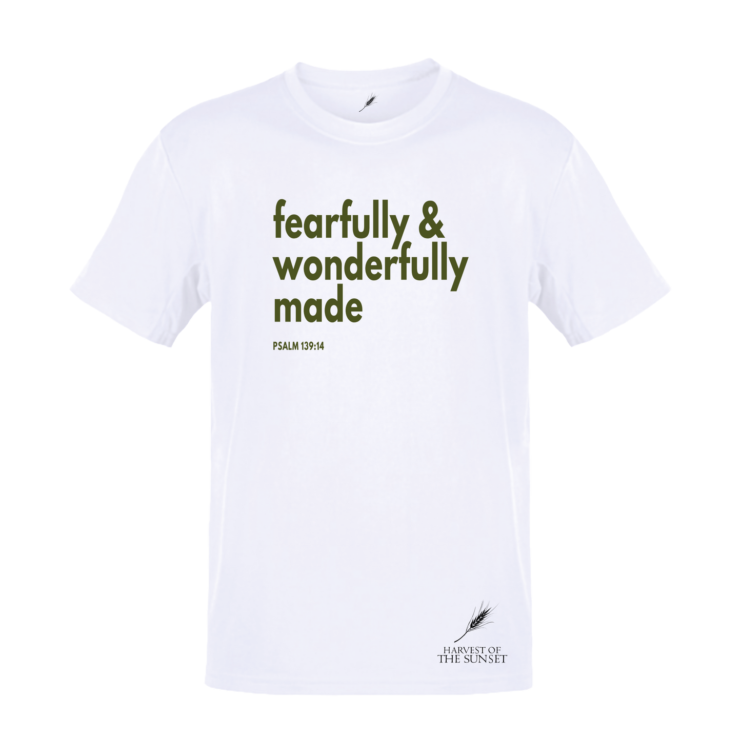 FEARFULLY & WONDERFULLY MADE UNISEX WHITE TEE