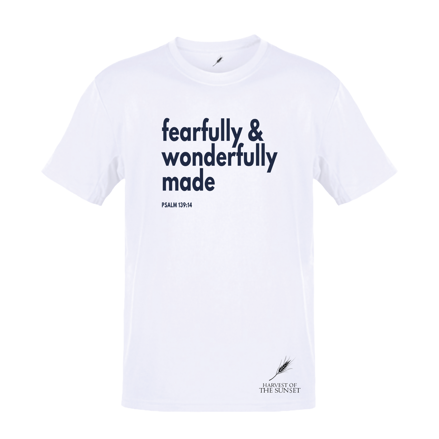 FEARFULLY & WONDERFULLY MADE UNISEX WHITE TEE