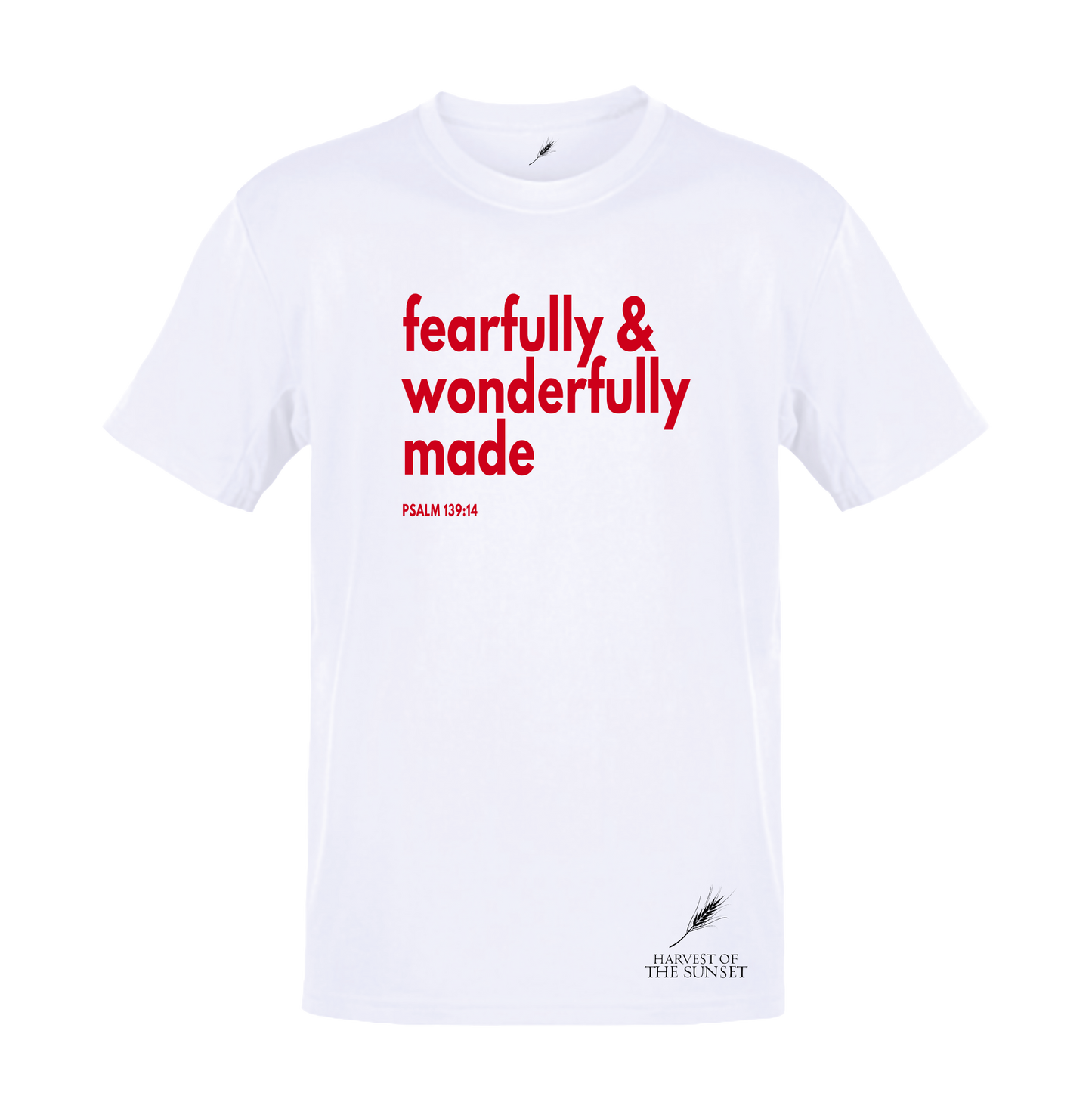 FEARFULLY & WONDERFULLY MADE UNISEX WHITE TEE