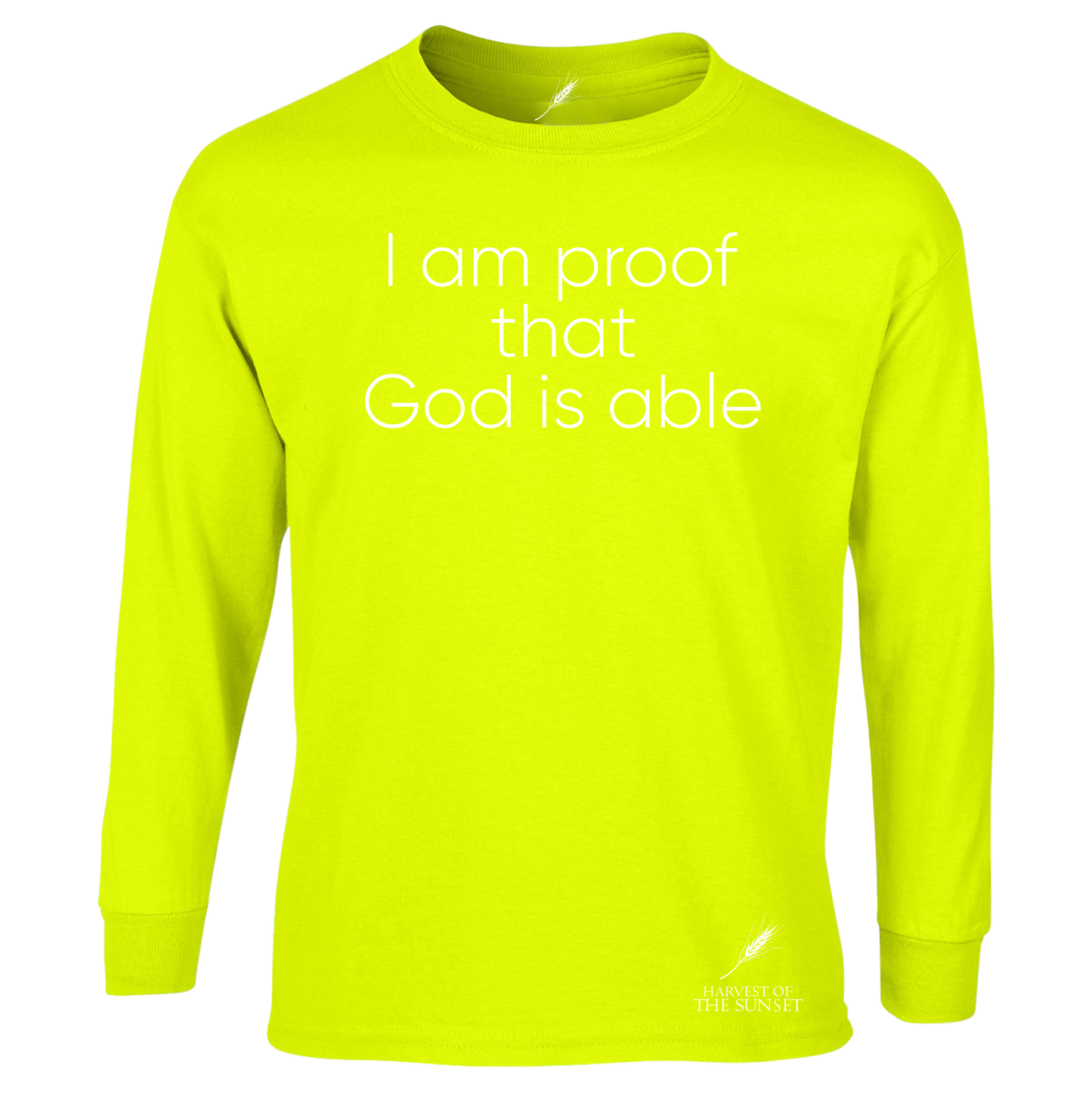 GOD IS ABLE UNISEX LONG SLEEVE TEE