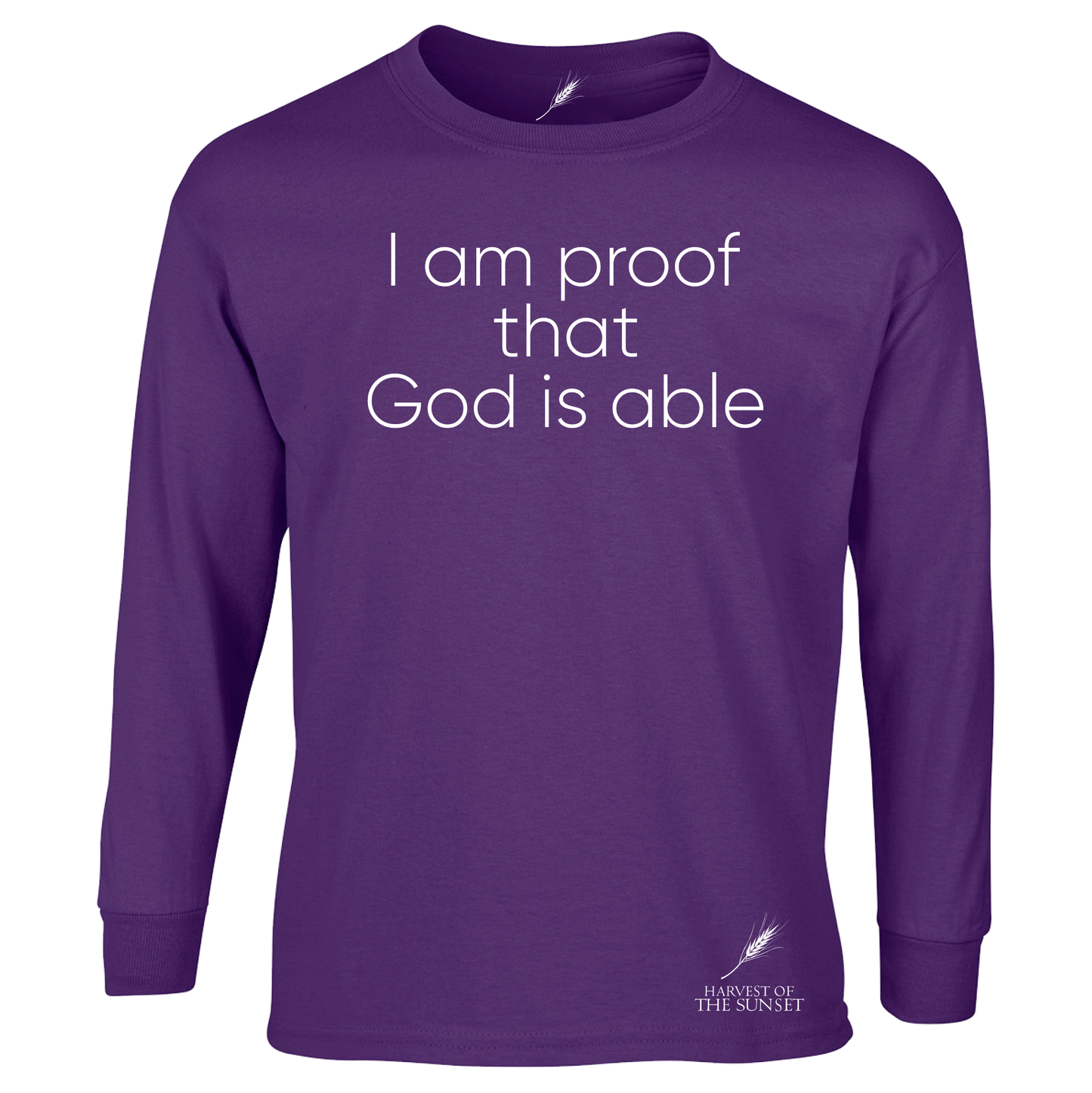 GOD IS ABLE UNISEX LONG SLEEVE TEE