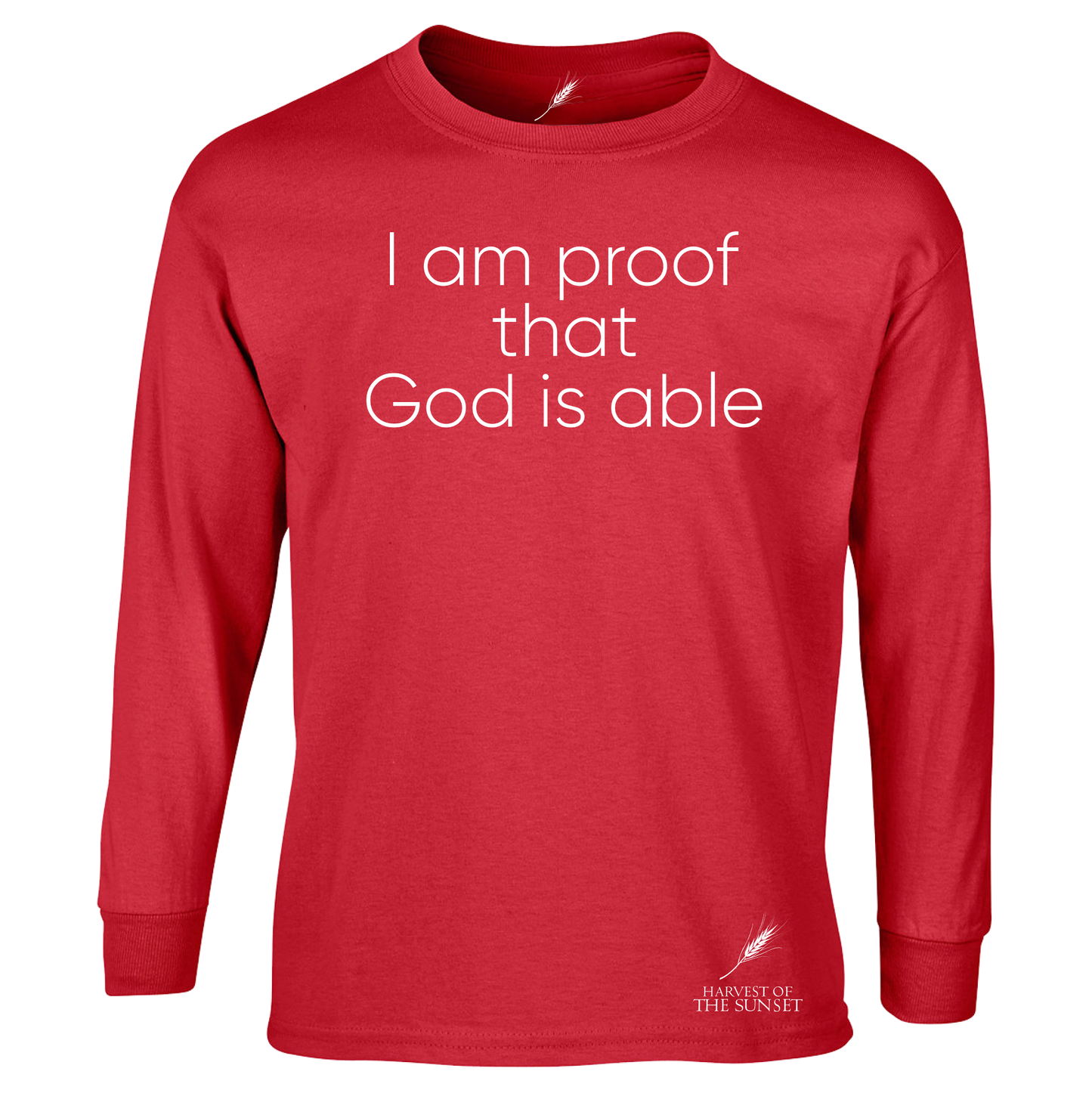 GOD IS ABLE UNISEX LONG SLEEVE TEE