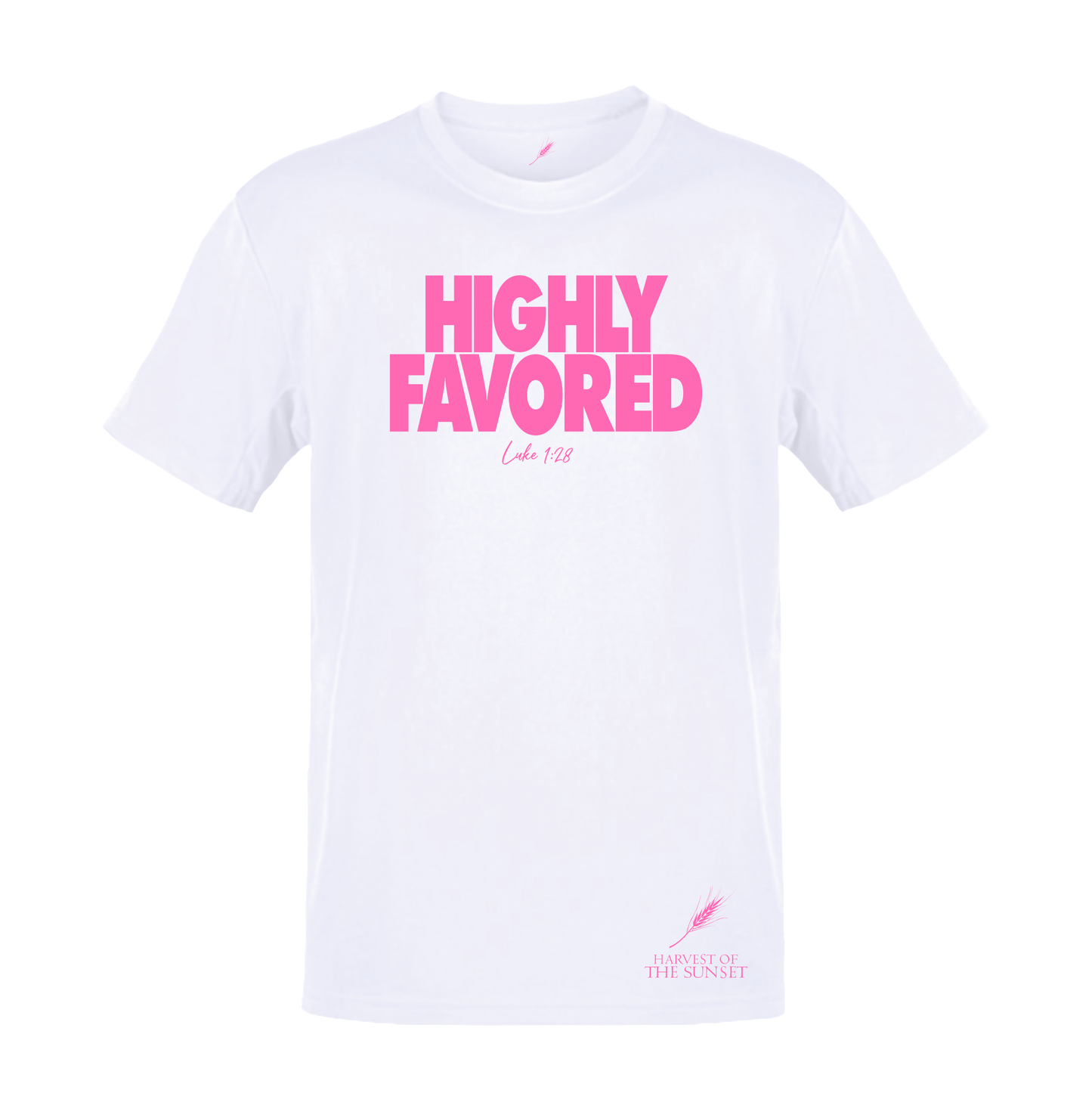 HIGHLY FAVORED UNISEX WHITE TEE