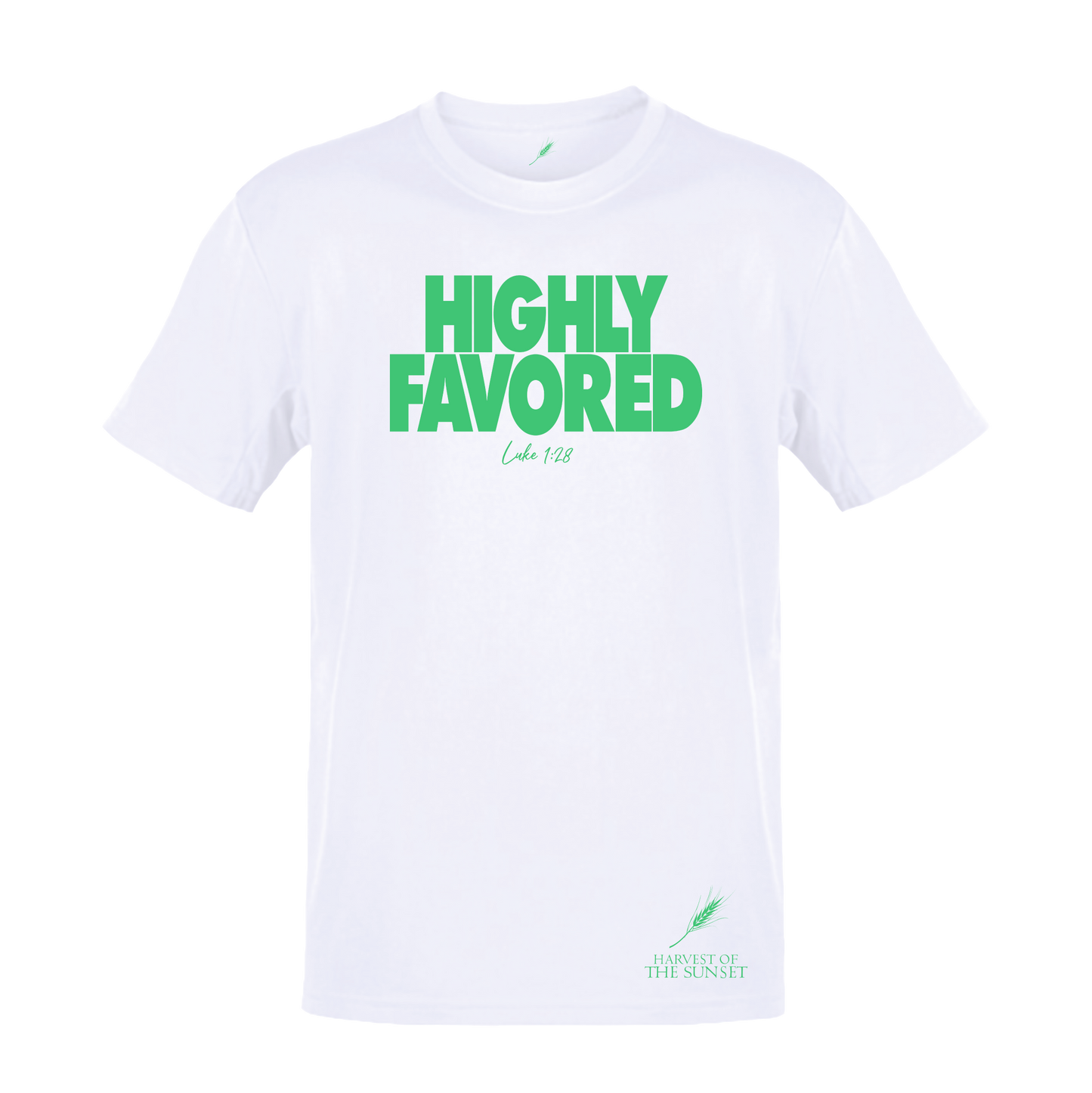 HIGHLY FAVORED UNISEX WHITE TEE