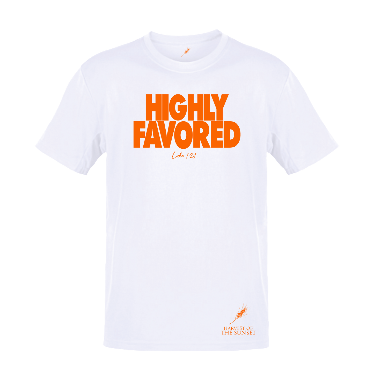 HIGHLY FAVORED UNISEX WHITE TEE