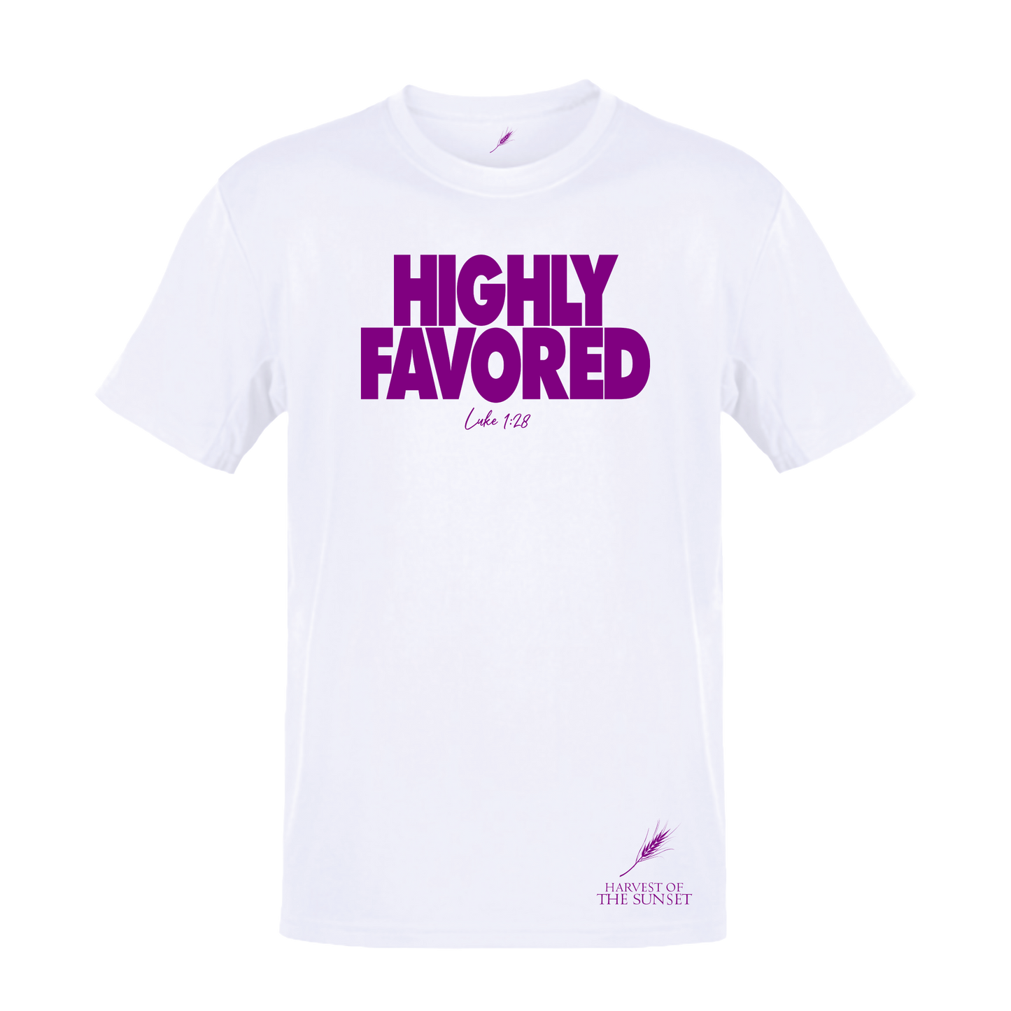 HIGHLY FAVORED UNISEX WHITE TEE