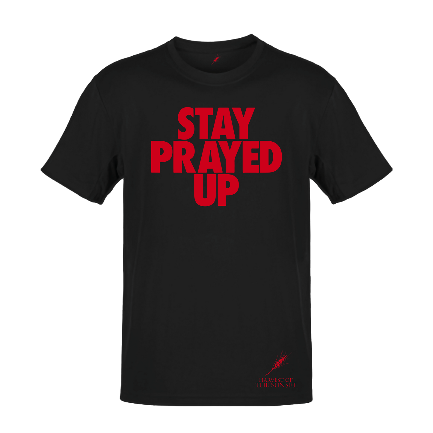 STAY PRAYED UP UNISEX BLACK TEE
