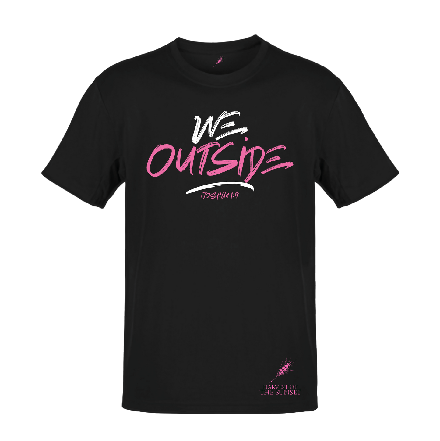 WE OUTSIDE UNISEX BLACK TEE