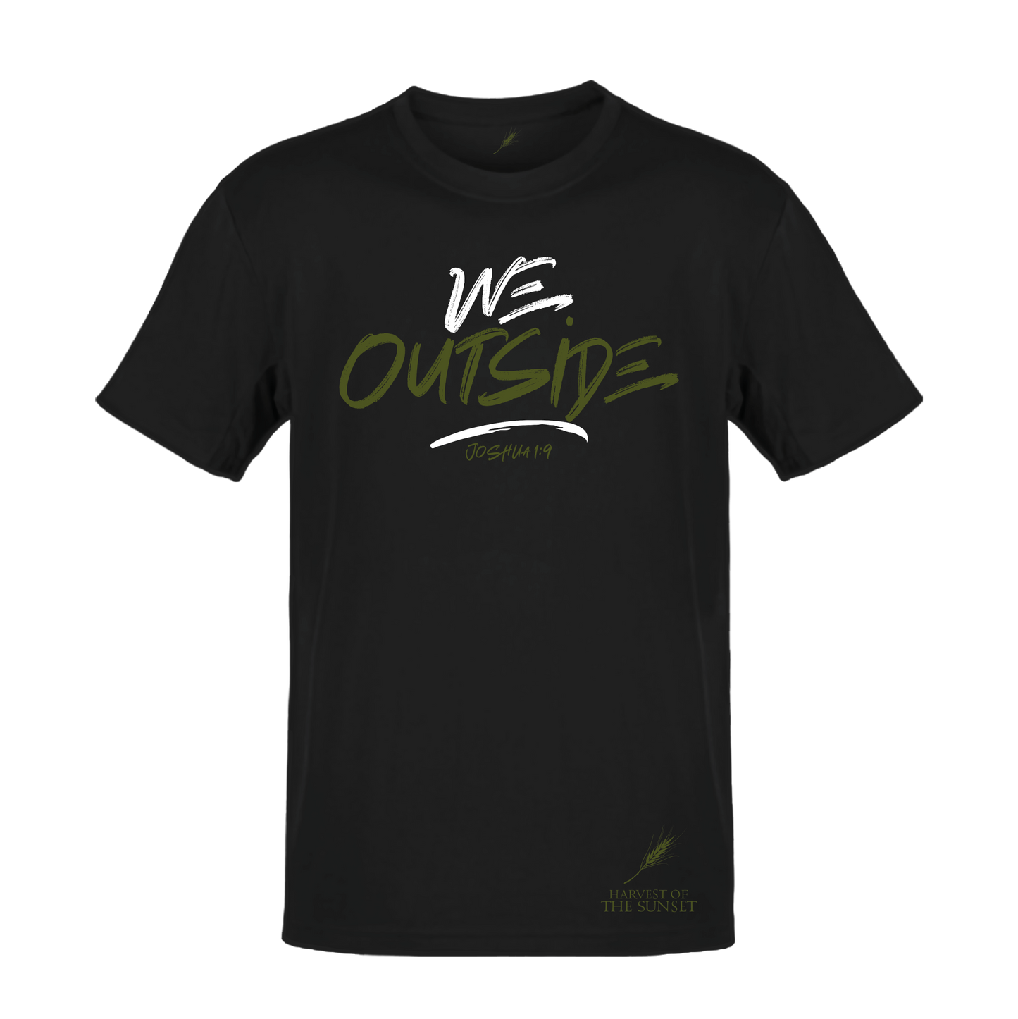 WE OUTSIDE UNISEX BLACK TEE