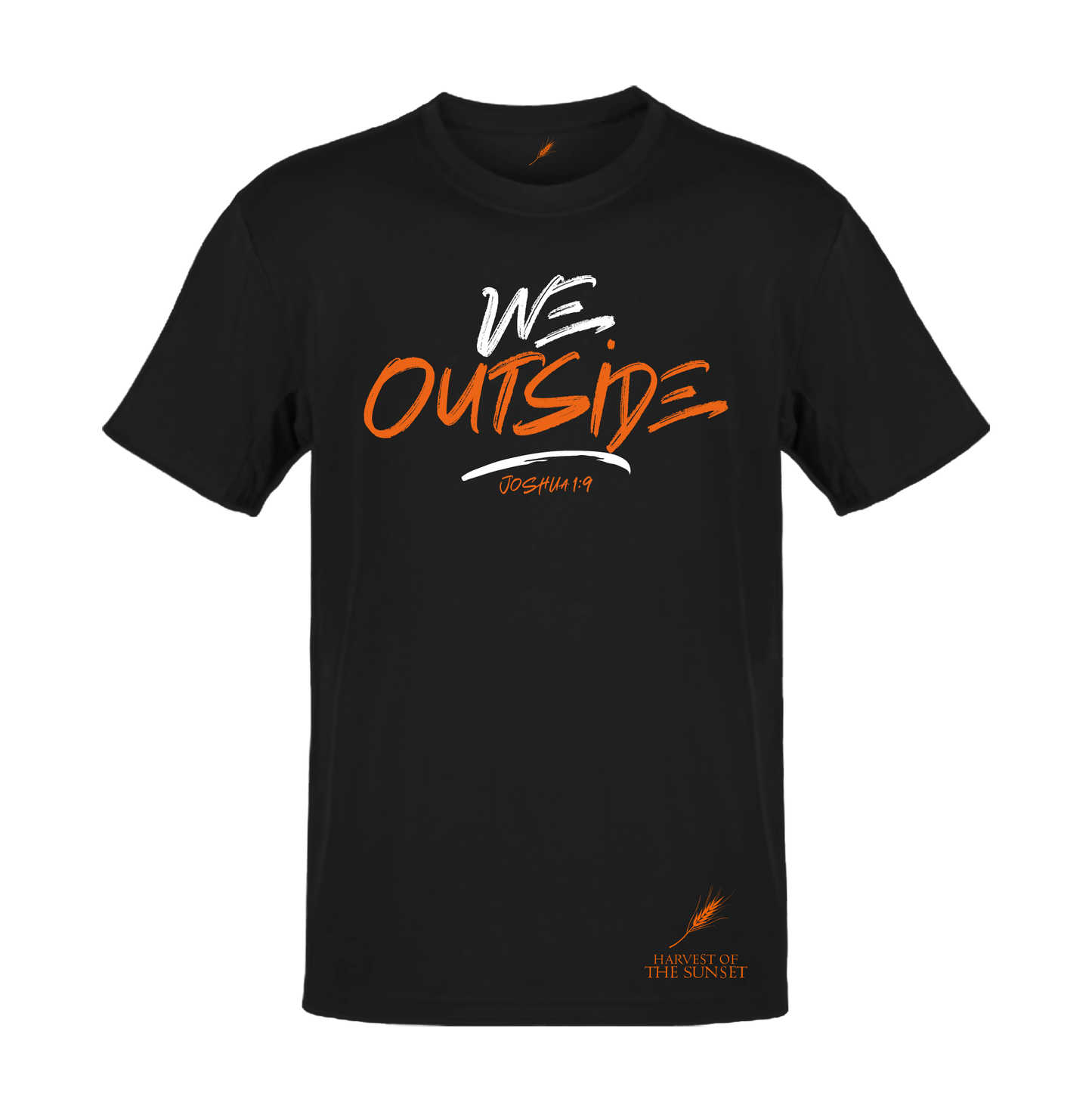 WE OUTSIDE UNISEX BLACK TEE