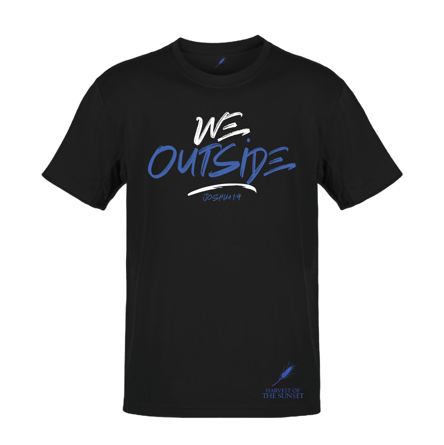 WE OUTSIDE UNISEX BLACK TEE