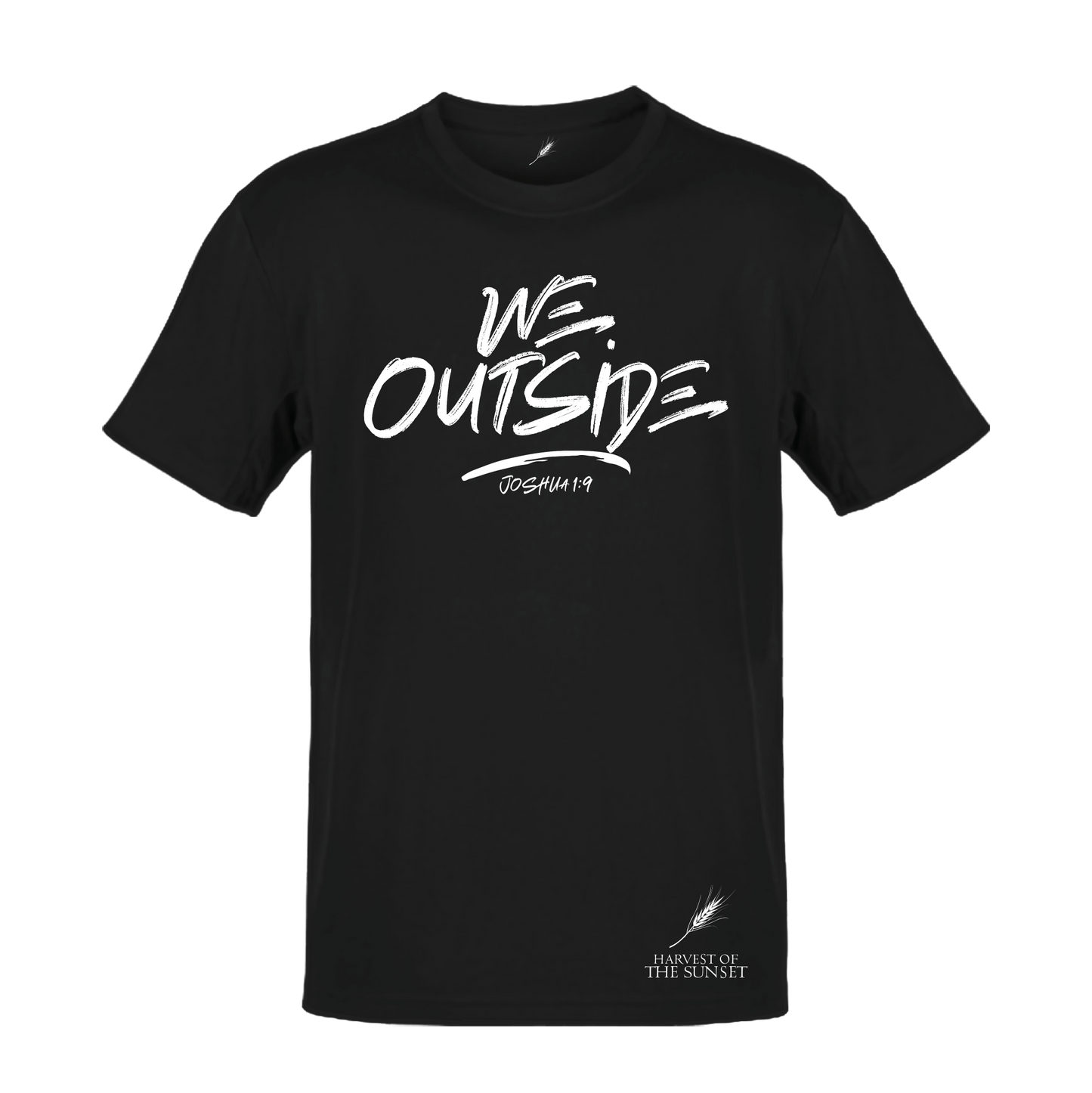 WE OUTSIDE UNISEX BLACK TEE