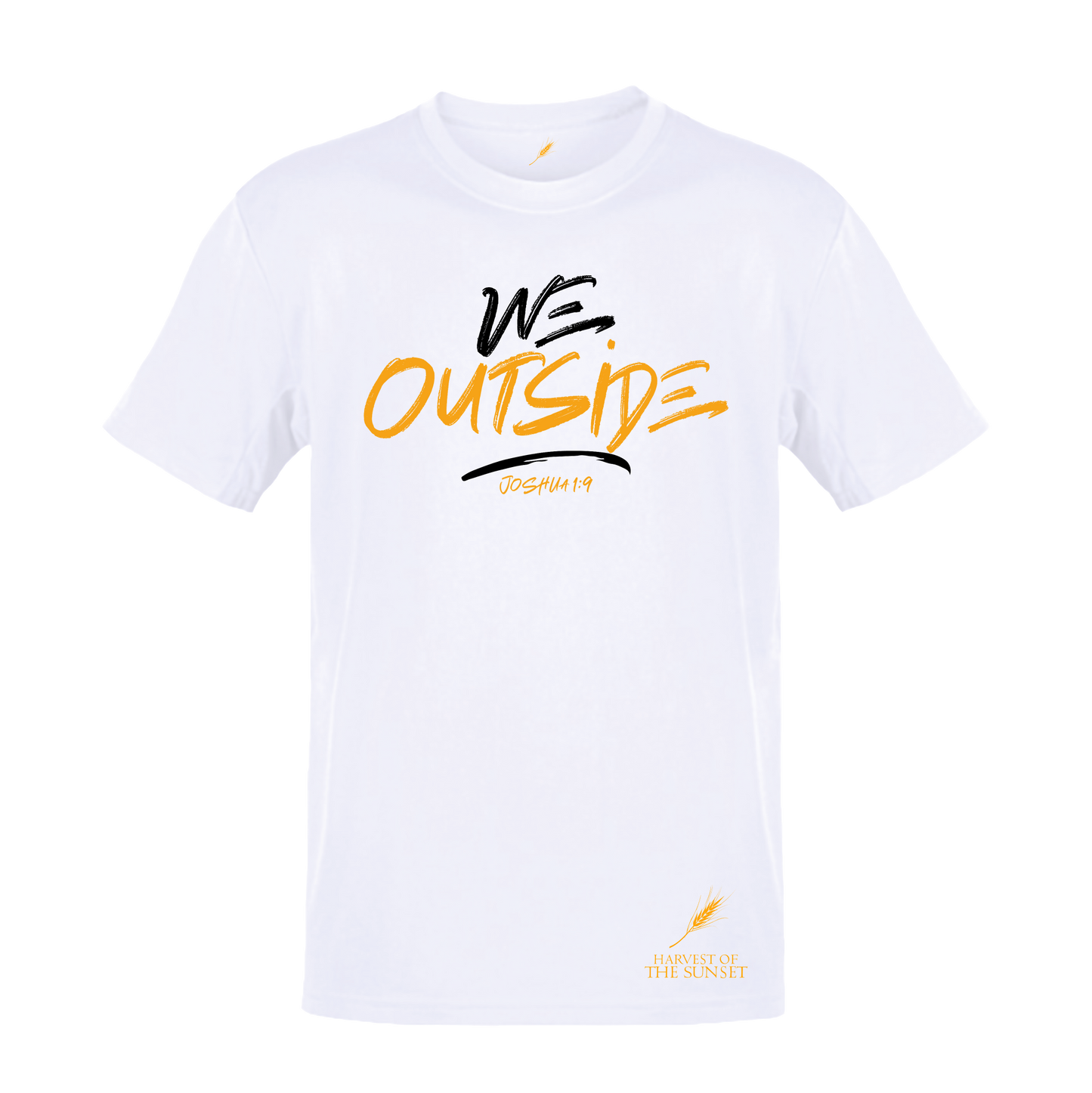 WE OUTSIDE UNISEX WHITE TEE