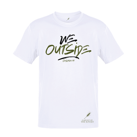 WE OUTSIDE UNISEX WHITE TEE