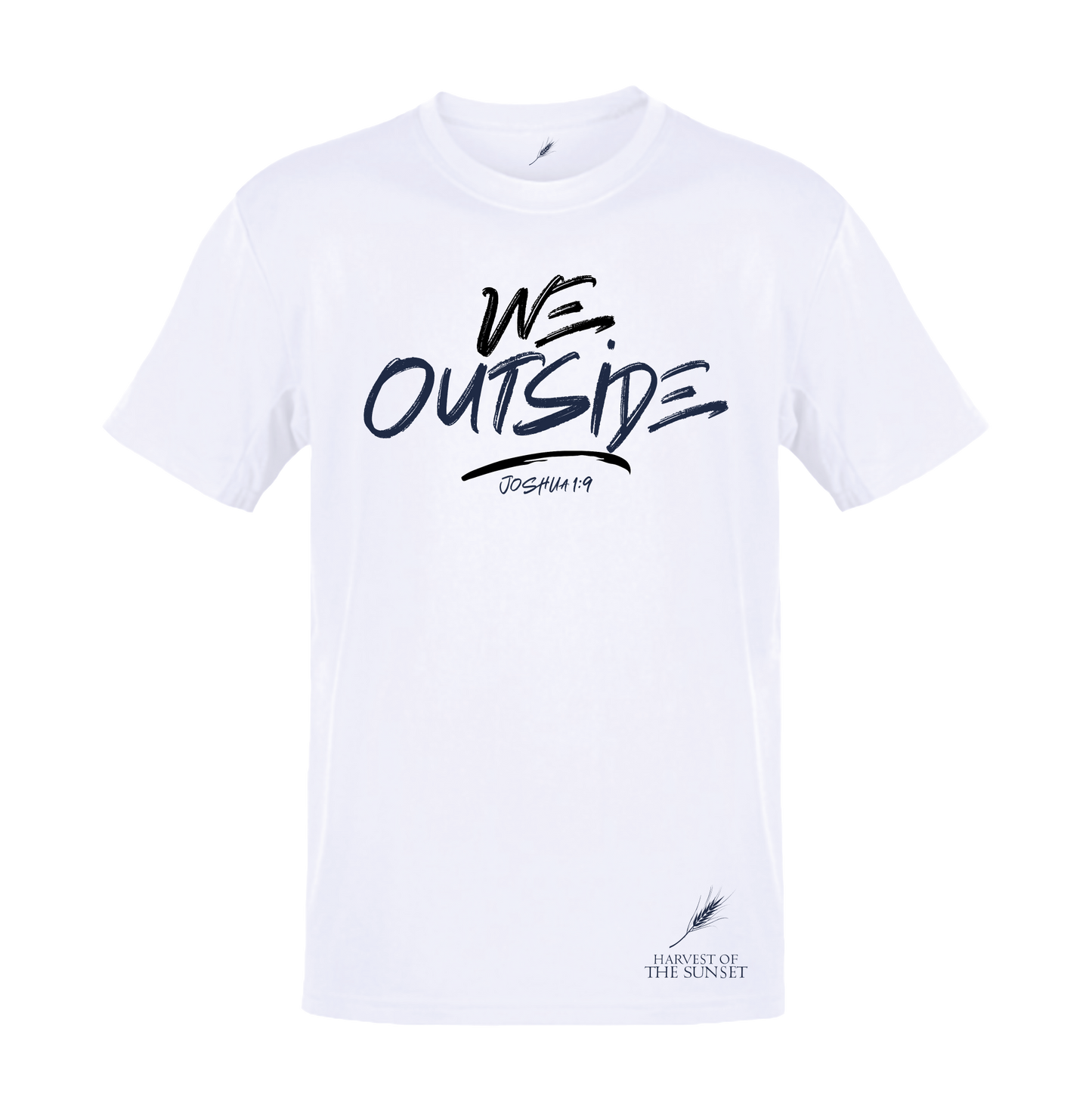 WE OUTSIDE UNISEX WHITE TEE