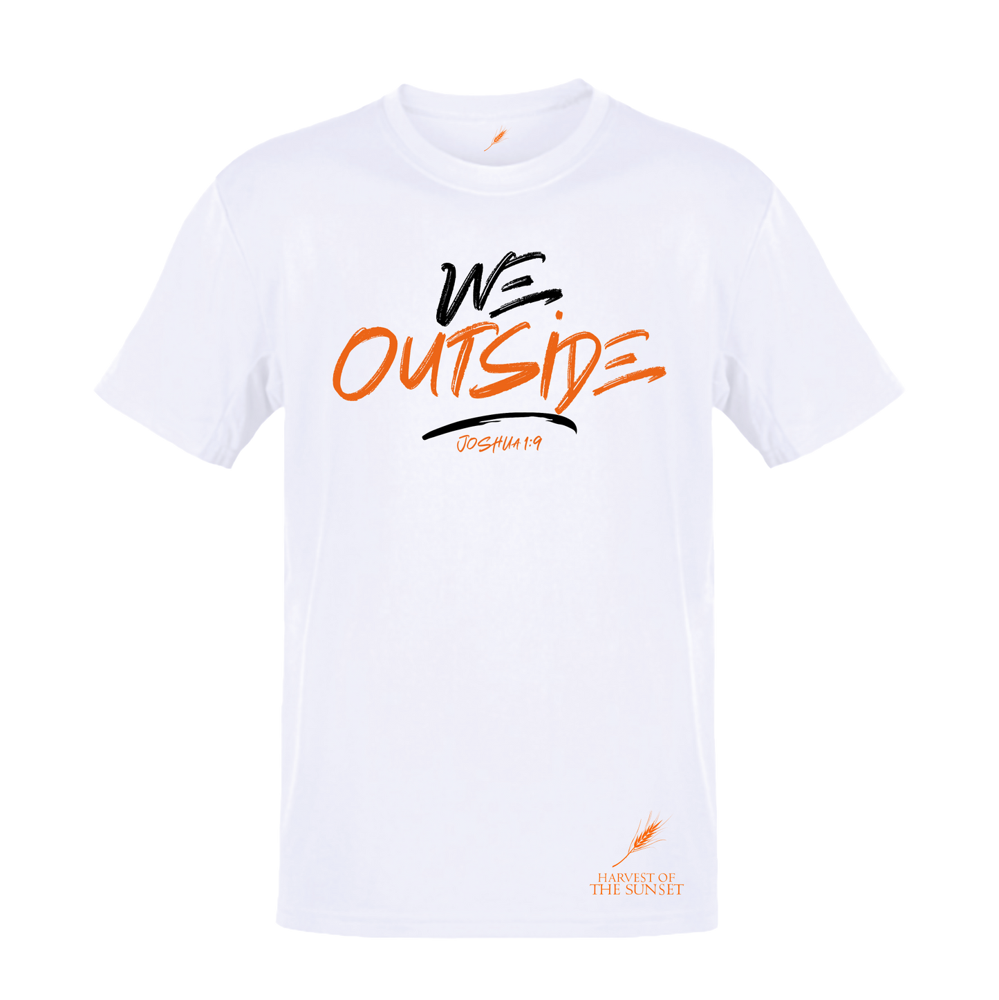 WE OUTSIDE UNISEX WHITE TEE