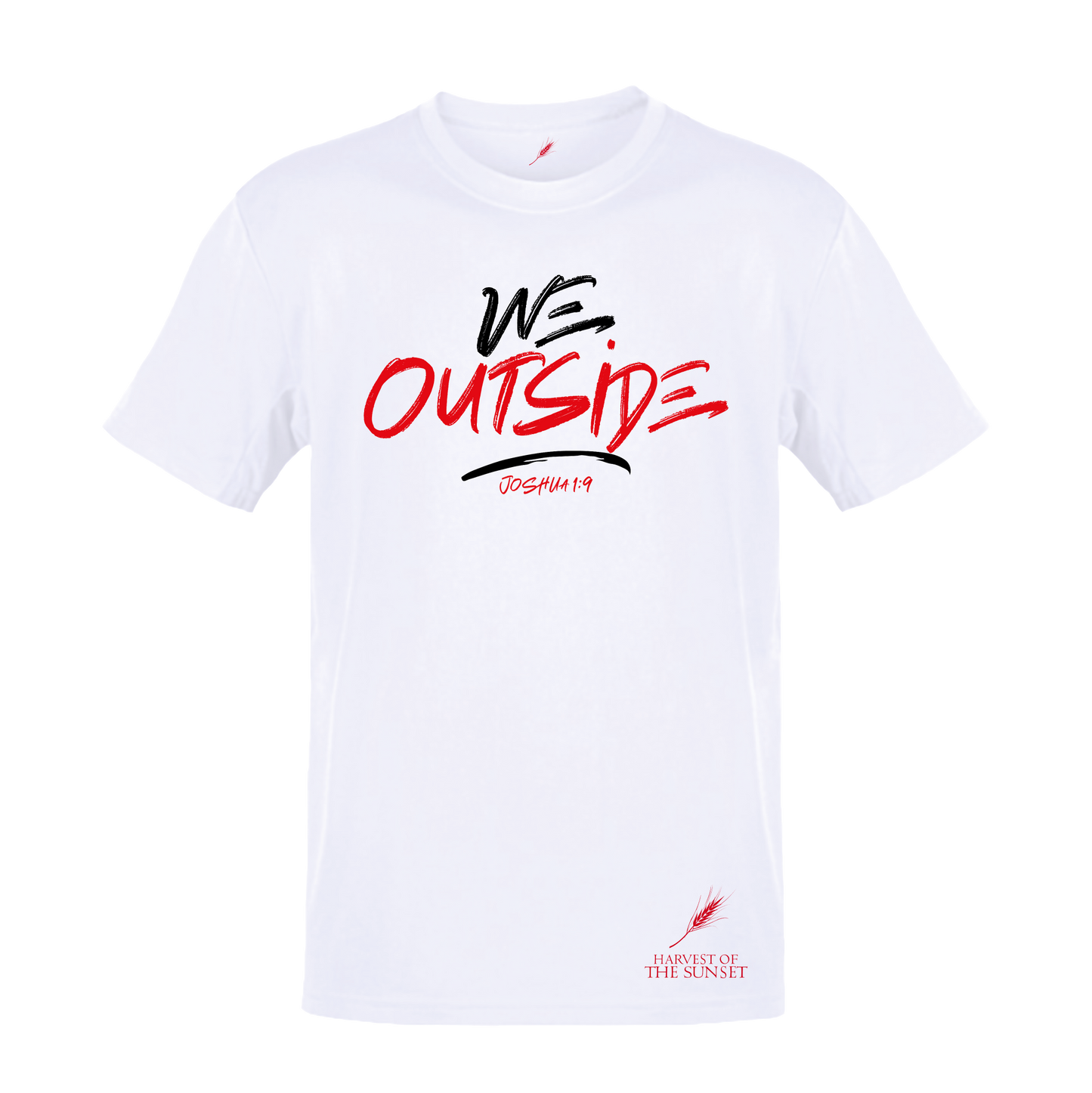 WE OUTSIDE UNISEX WHITE TEE