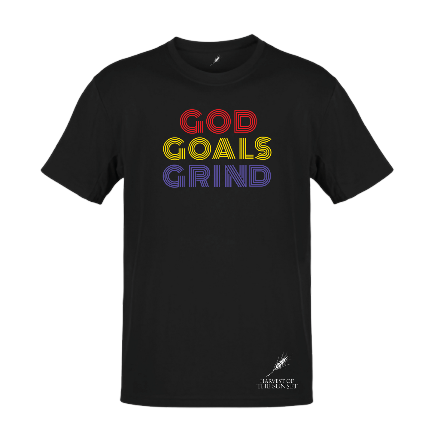 GOD GOALS GRIND UNISEX TEE