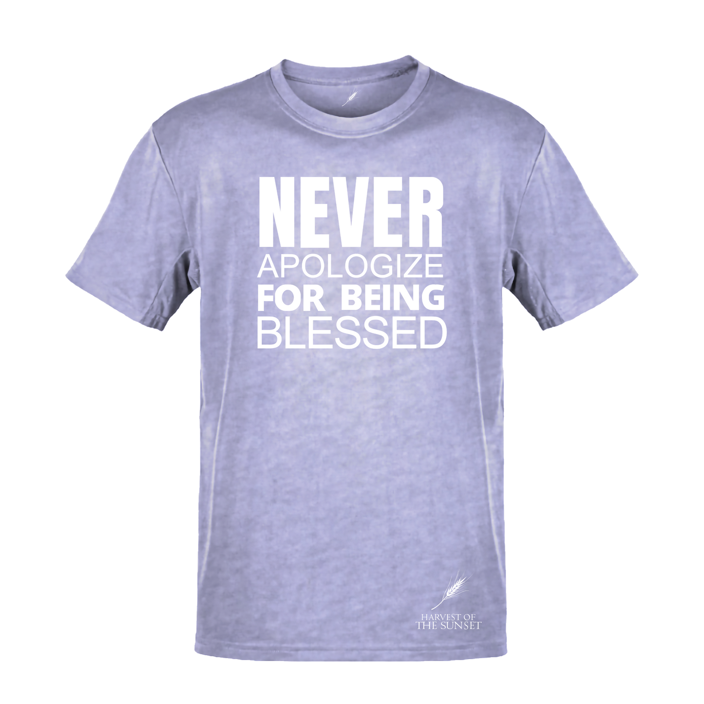 NEVER APOLOGIZE FOR BEING BLESSED