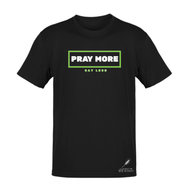 PRAY MORE SAY LESS