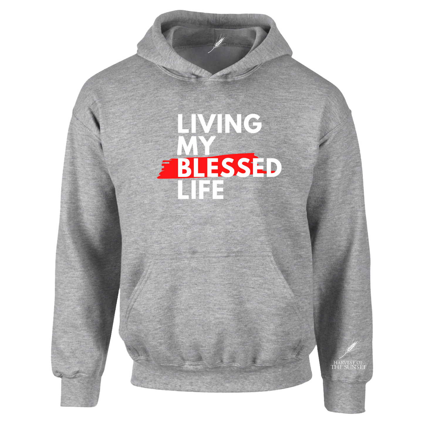 LIVING MY BLESSED LIFE UNISEX HOODIE