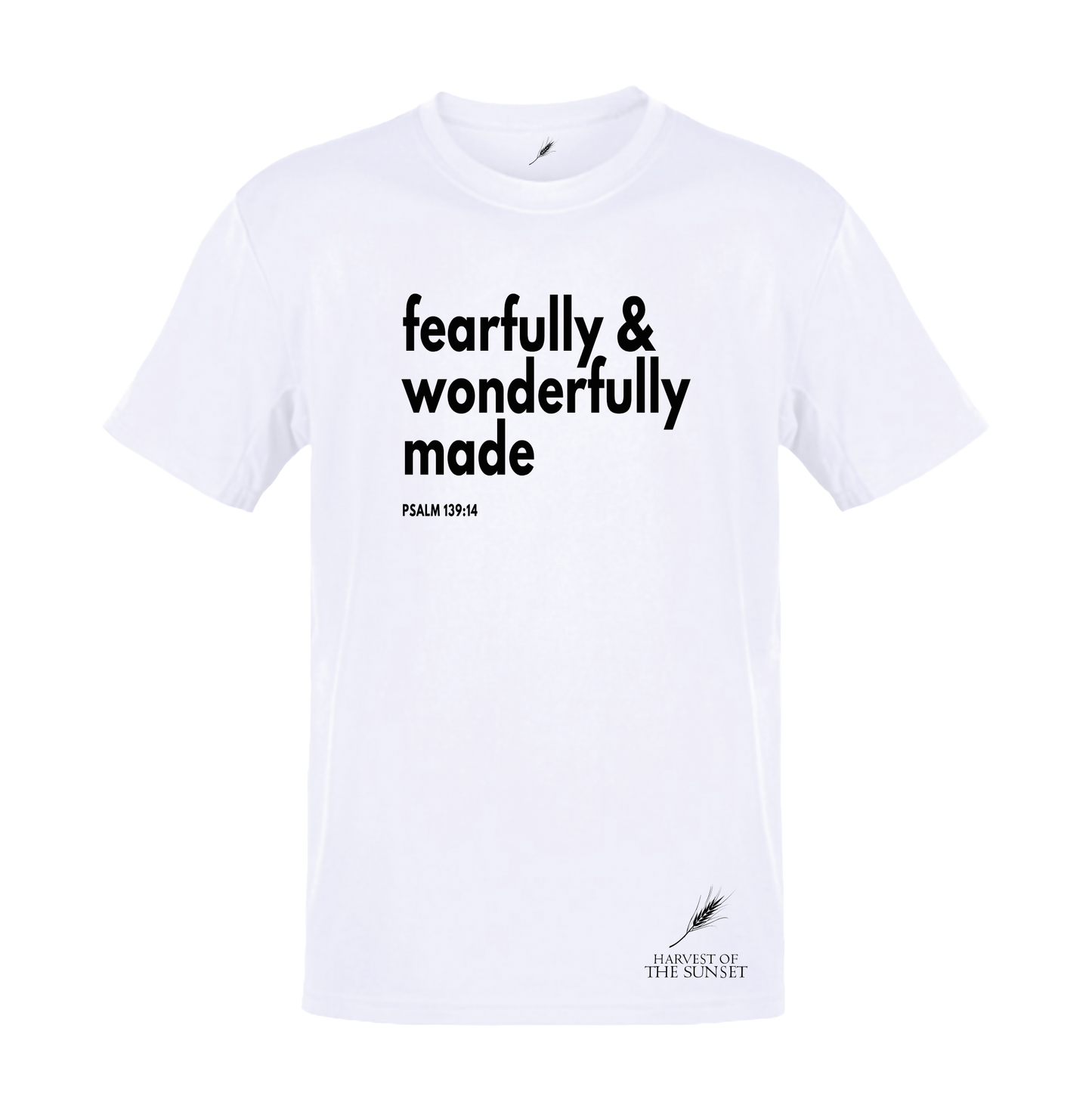 FEARFULLY & WONDERFULLY MADE UNISEX WHITE TEE