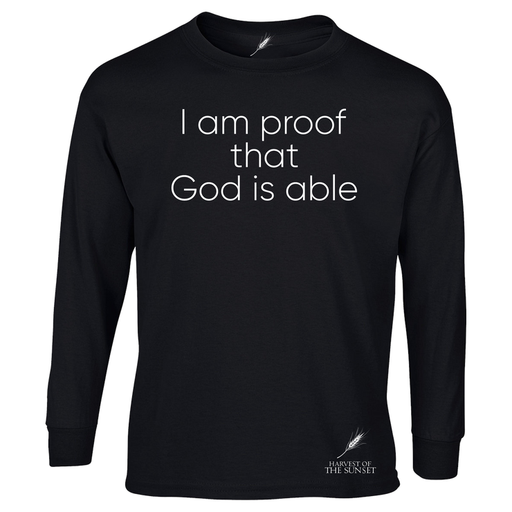 GOD IS ABLE UNISEX LONG SLEEVE TEE