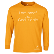 GOD IS ABLE UNISEX LONG SLEEVE TEE