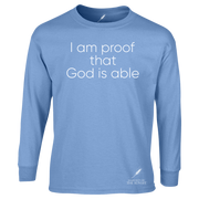 GOD IS ABLE UNISEX LONG SLEEVE TEE