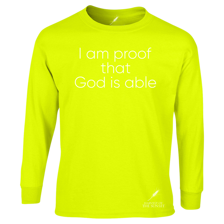 GOD IS ABLE UNISEX LONG SLEEVE TEE