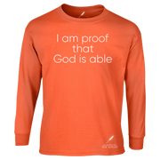 GOD IS ABLE UNISEX LONG SLEEVE TEE