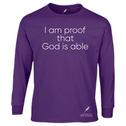 GOD IS ABLE UNISEX LONG SLEEVE TEE