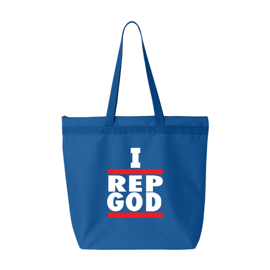 I REP GOD UNISEX TOTE BAG