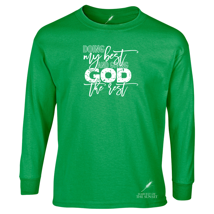 DOING MY BEST- LONG SLEEVE UNISEX TEE
