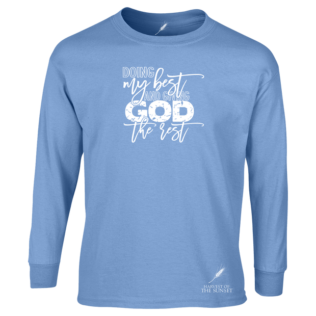 DOING MY BEST- LONG SLEEVE UNISEX TEE
