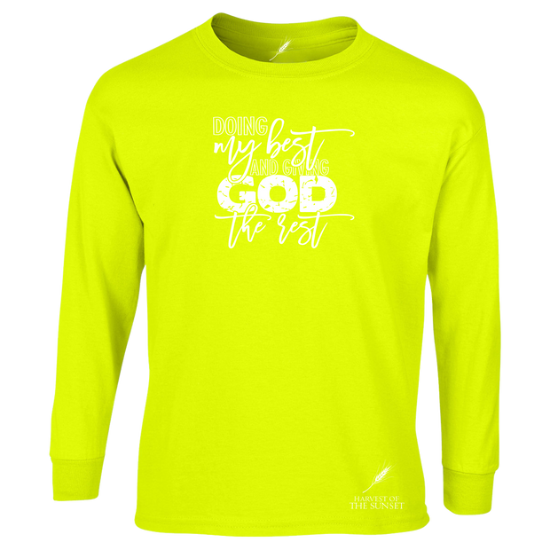 DOING MY BEST- LONG SLEEVE UNISEX TEE