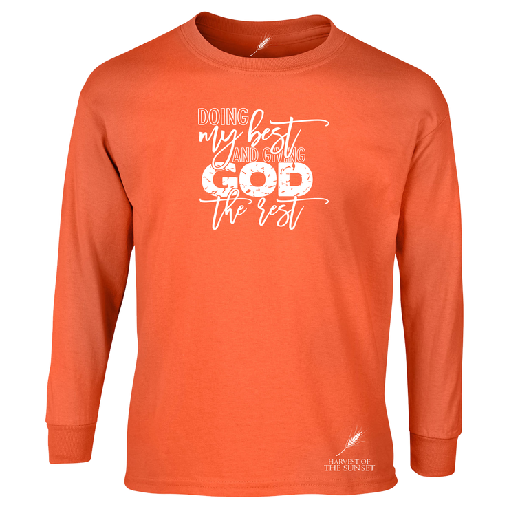 DOING MY BEST- LONG SLEEVE UNISEX TEE