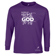 DOING MY BEST- LONG SLEEVE UNISEX TEE