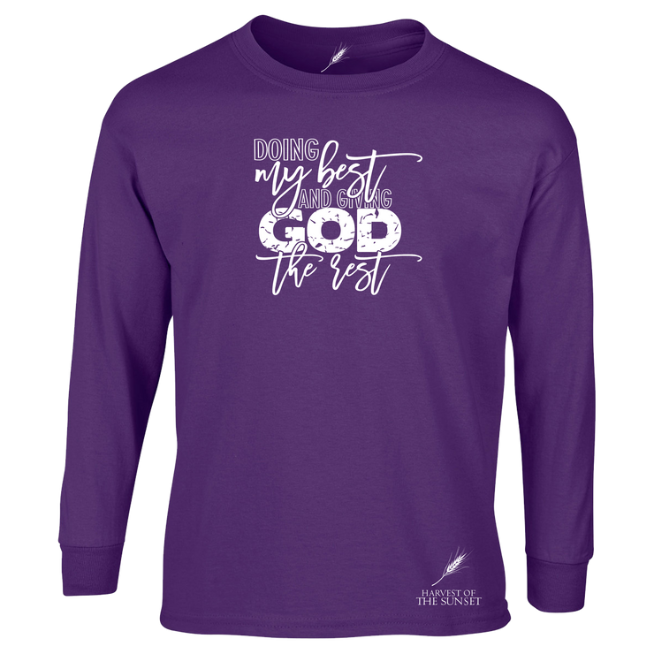DOING MY BEST- LONG SLEEVE UNISEX TEE