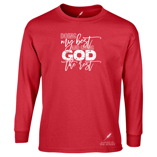 DOING MY BEST- LONG SLEEVE UNISEX TEE