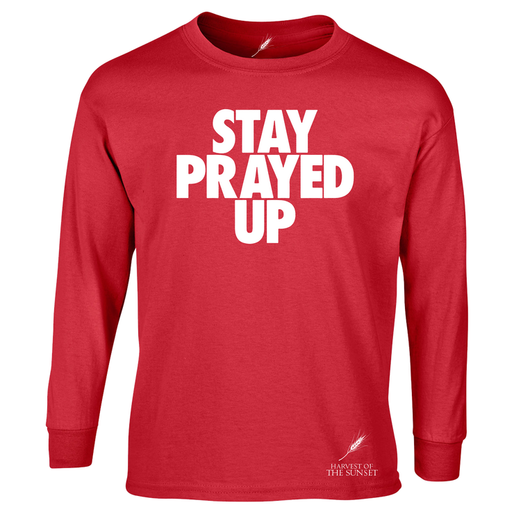 STAY PRAYED UP-LONG SLEEVE UNISEX TEE
