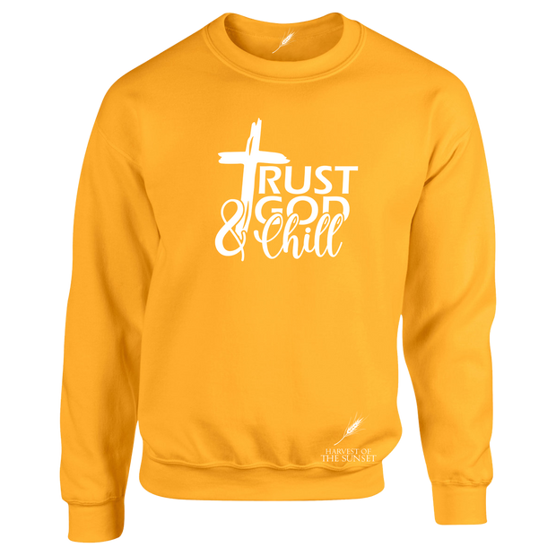 TRUST GOD AND CHILL- UNISEX SWEATSHIRT